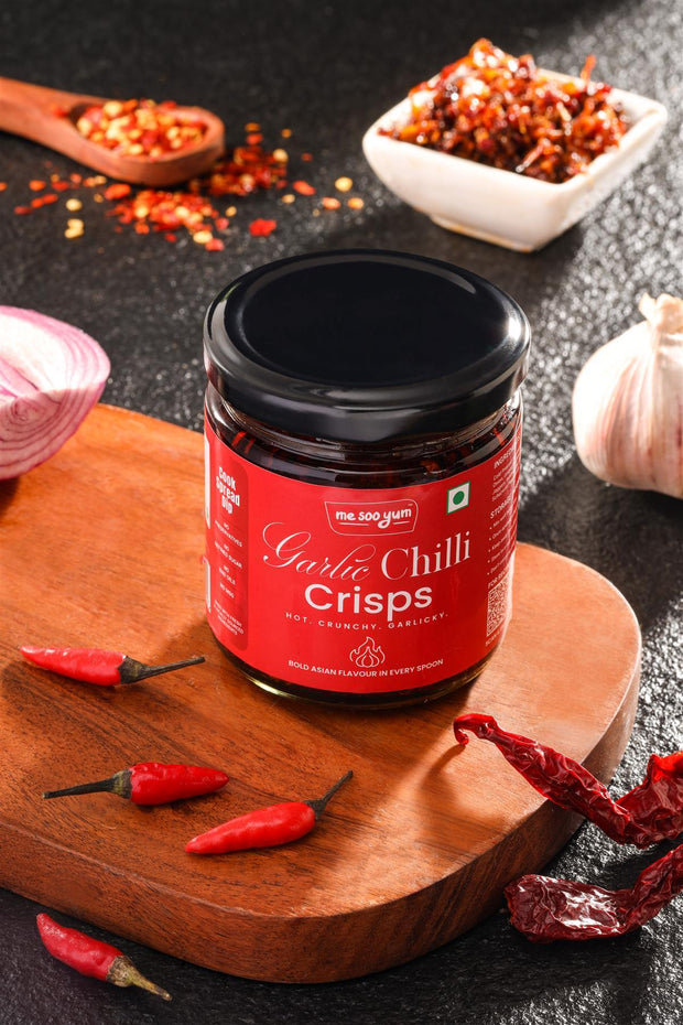 <h5><em>Garlic Chilli Crisps</em></h5>