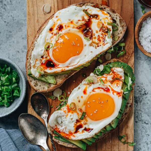 Avocado Toast with a Twist with Sunny Side Up Egg