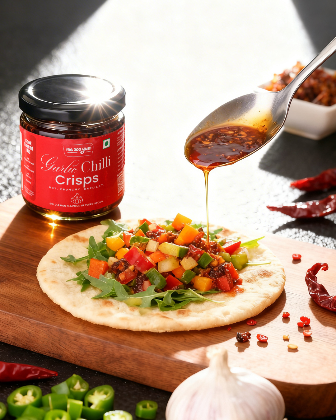 Second image of Garlic Chilli Crisps